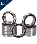 10pcs 6803-2RS Deep Groove Ball Bearing 17x26x5mm Double Rubber Sealed Pre Lubricated Chrome Steel