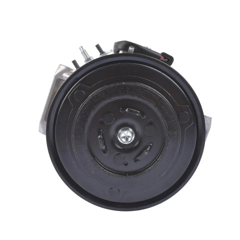 Heavy Duty AC Compressor Direct Bolt Replacement For Buick LaCrosse And Regal 2012 To 2016 2.4L Engine showing top view.