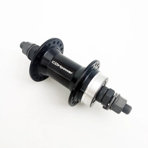 Front Bicycle Hub Aluminum Alloy 36 Hole 100mm Width Three Eighths Thread For 14G Spokes Rotary Disc Brake Rotor Compatible