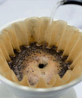 Pour-over brewing with 100 Pack 1 To 4 Cup Disposable Basket Coffee Filters For A Smooth Brew Efficient And Convenient 1 Cup Size