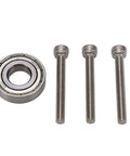 Uxsiya robot omni-directional wheel kit: bearing with center bore and three stainless steel bolts