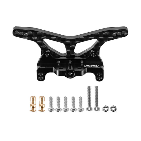 Beefed Up Carbon Fiber Front Shock Tower and Aluminum Oil Shocks Upgrade components for RC Cars