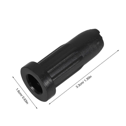 Fifty Pack Black Nylon Caster Stem Socket Sleeve With Secure Grip Neck For Office Chair Leg Swap Bushing And Furniture Foot Cap That Snaps On Quick And Keeps Floors Scratch Free While Rolling Slick Across Any Room