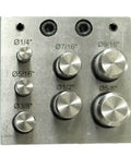 Heavy Duty Disc Cutter With Seven Jewelry Punches From One Quarter Inch to Five Eighths Inch for soft metal DIY jewelry making