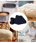 2 Pack Stainless Steel D Port Bread Maker Paddle Nonstick Mixing Kneading Blade Replacement For Most Bread Machines Durable Easy To Clean Safe Food Grade Fits Most Models Portable And Practical Kitchen Accessory, black D-port paddle