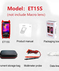 Pro Thermal Imager Camera With 256x192 Infrared Sensor And 3.5 Inch LCD 19999 Counts Digital Multimeter and accessories
