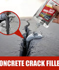 Pro Level Concrete Crack Filler Brings The Vibe With Architectural Matte Finish and Trustworthy Base Seal for Fair Faced Restoration being applied to a crack.