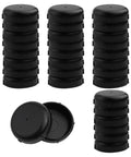 Premium White Patio Furniture Glides 120 Pack Soft Cushion Pads For Tables And Chairs Prevent Floor Scratches with stacking caps