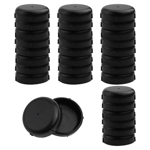 Premium White Patio Furniture Glides 120 Pack Soft Cushion Pads For Tables And Chairs Prevent Floor Scratches with stacking caps