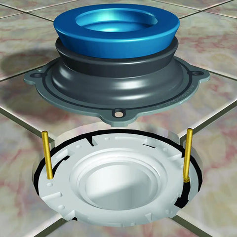 Perfect Seal Toilet Wax Ring With Bolts No Mess Installation Repositionable Toilet Seal Delivers A Stronger Leak Proof Fit