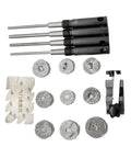 AZAXCQ Auto Engine Valve Seat Grinding Wheel 23-38mm Diamond Tool Kit For Family Vehicle Dual Use Sturdy Wear Resistant Repair Set with angle gauge and bits