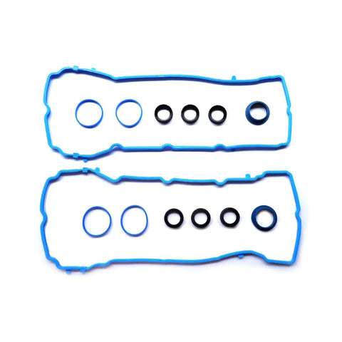 3.6L V6 Valve Cover Gasket Set With Intake Manifold And Fuel Injection Gasket Pack For Chrysler Dodge Jeep Ram, blue silicone seals
