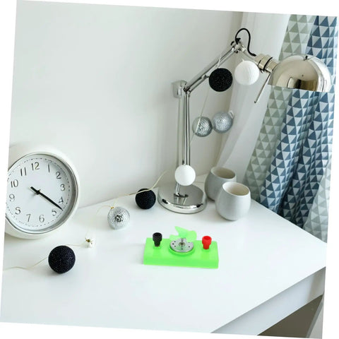 Solar Powered Science Experiment Kit For Kids With Mini Generator Motors Hand Cranked Wind Turbine Quiet Operation on table