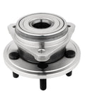 Front view of wheel hub bearing assembly for Jeep Wrangler TJ 1999-2006 and Cherokee 1999-2000, direct fit, hassle-free install.