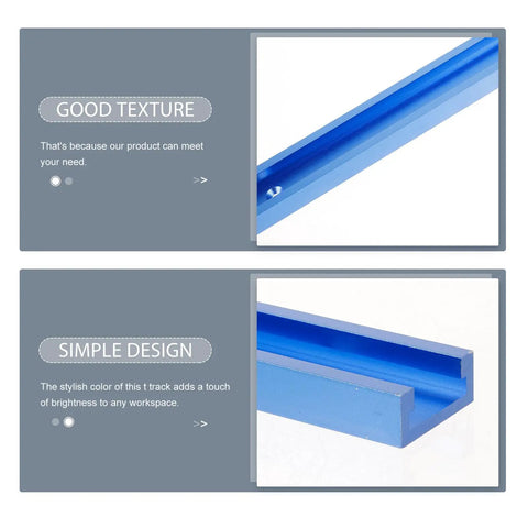 Multifunctional Aluminum T Track Slot Guide For Woodworking With Portable Design, featuring good texture and simple design.