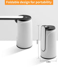 Foldable 5 Gallon USB Charging Portable Water Dispenser With Auto Stop Pump Tap Once For 1 Minute Of Flow Or Hold For 10 Minutes