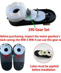 390 Gear Set Replacement Kit for Kids Ride On Cars and Electric Toys with 44T Large Gear, 50T Ring, 8T Gear