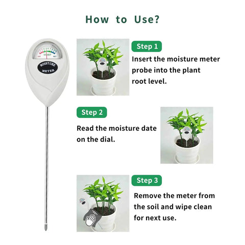 Step-by-step guide on using Soil Moisture Meter For House Plants And Outdoor Use No Battery Needed Fast Accurate Readings From A Hygrometer