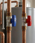 Heavy Gauge 1/2 Inch Brass Angle Stop Valve Built Tough As Nails With A Full Port Design on copper pipes in plumbing.