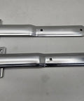 Pair Of 16 Inch Aluminum Offset Bent Strap Hinges For Cargo Utility Trailers And RV Doors, Rustproof Aluminum With 270 Degree Action