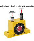 Industrial Pneumatic Vibrator With Air Turbine Hopper Flow Aid For Silos And Bins Rotary Material Discharge Booster Heavy Duty High Temp Ready Compact Silo Design GT30 GT32 GT36 Series, GT16 yellow model
