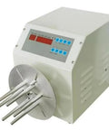 Badass Automatic Cable Winding Reel Cuts Through Tangles When Handling Usb Cords And Phone Lines While Effortlessly Spooling Four To Ten Millimeter Wire Daily, featuring digital controls and spool holder.