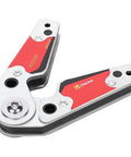 Heavy Duty Magnetic Welding Clamp Adjustable 20 To 200 Degrees With Wide Base And 22 Kg Pro Grade Holding Power Includes Wrench For Quick Positioning In Hardware Carpentry And Construction Projects, pack of 2 angled steel welding clamps