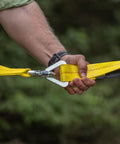 2 Inch By 24 Inch Premium Axle Tie Down Strap With D Rings, Heavy Duty Cargo Tie Down For Hauling, 3333 Lbs Working Load Limit And 10000 Lbs Break Strength, One Color