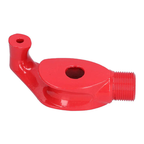 Heavy Duty 90 To 180 Degree Conduit Bending Tool Manual Pipe Bender Cast Iron Tube Former in red for precise pipe shaping.