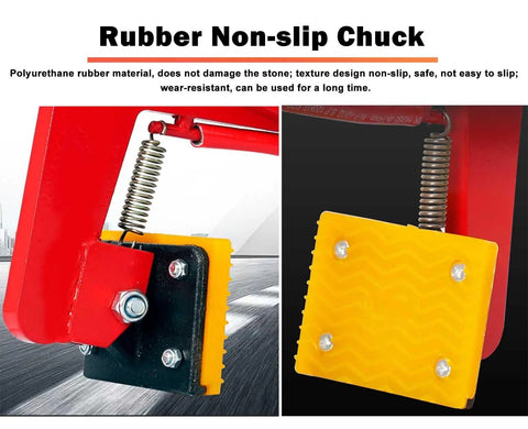 Rubber Non-slip Chuck designed for Heavy Duty Stone Lifting Clamps with polyurethane material for granite and marble slabs.