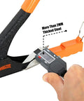 Close-up of Heavy Duty Pop Rivet Gun Kit with 200 Rivets, measuring 2mm thickened steel, for auto body and DIY projects.