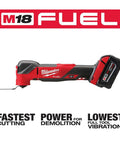 M18 FUEL Oscillating Multi Tool Kit With Brushless Power And Beast Mode Speed displayed on white background