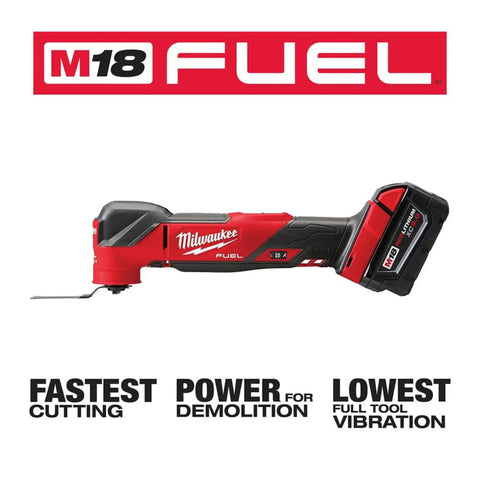 M18 FUEL Oscillating Multi Tool Kit With Brushless Power And Beast Mode Speed displayed on white background