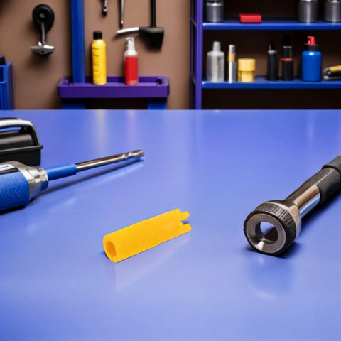 Five Piece Grease Fitting Tool Set With Ergonomic Handle And Plastic Zerk Cleaner For Industrial Repairs And Equipment Maintenance