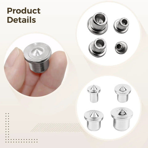 Dowel Alignment Tool Kit With Four Size Carbon Steel Center Marking Pins and Forty Transfer Plugs for Woodworking Projects