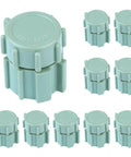 10 Pack Adjustable Water Flow Mushroom Bubbler Heads For 360 Degree Coverage Drip Irrigation Emitters Ideal For Garden Lawn Flower Beds Greenhouse Fits Half Inch Tubing Shrub Head Watering System displayed in a group