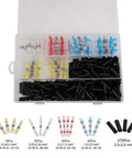 Kick Butt Wire Connectors Kit With Solder Seal Sleeves And Heat Shrink Waterproof Terminals For Car Boat Electrical Wiring And Electronics That Are Super Durable And Easy to Install In No Time, assorted sizes in organizer