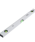 Baxnore Spirit Level Strong Aluminum Alloy with Measurement, (600mm) featuring dual bubble vials for accurate DIY measurements.