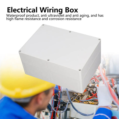 IP65 Electrical Junction Box Heavy Duty Flame Retardant ABS Plastic Enclosure for Industrial Construction Sites Outdoor