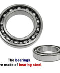 Rear Differential Bearing And Seal Kit For Polaris ATVs And UTVs Including Sportsman 550 850 1000 Scrambler 850 1000 And RZR 4x4 4WD OEM Replacement Parts showing steel bearing.