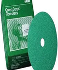 Green Corps 7 Inch Fiber Disc With Seven Eighths Inch Hole 36 Grit For Metal Grinding And Paint Removal Pack Of Five High Performance Abrasive Discs