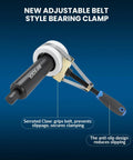 Clamshell Carrier Pinion Bearing Puller Set Color Coded 75mm 74mm 70mm Sizes, Heavy Duty Clamp, Ergonomic Non Slip Handle