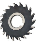 Front view of Beefy HSS Disk Shaped Milling Cutter Disc Set With 32mm Bore For Quick Gear Cutting In Metalworking And Machining 100x6mm