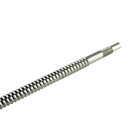 Anti Backlash CNC Ballscrew SFU1605 600mm With Nut For Precise Motion 16mm Diameter 5mm Lead CF54 Steel Precision C7, angled view