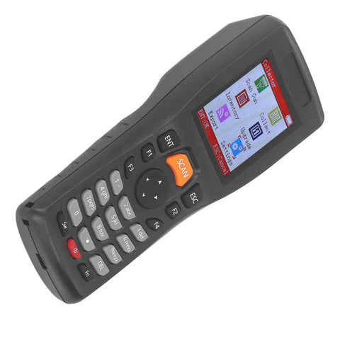 1D Barcode Scanner Portable Data Collector With 2.2 Inch Color Screen for supermarket and warehouse inventory, handheld device.