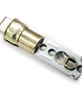 Heavy Duty Metal Drive In Door Latch Replacement Hardware For Doors, Easy Installation In Standard Door Prep, Built To Last And Secure, Ideal For Home, Garage, And Office Use, satin nickel finish