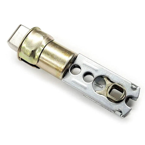 Heavy Duty Metal Drive In Door Latch Replacement Hardware For Doors, Easy Installation In Standard Door Prep, Built To Last And Secure, Ideal For Home, Garage, And Office Use, satin nickel finish