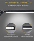 Led Desk Lamp With Clamp And Swing Arm For Easy Setup, Eye Friendly Reading Light With 3 Color Modes And 10 Brightness Levels