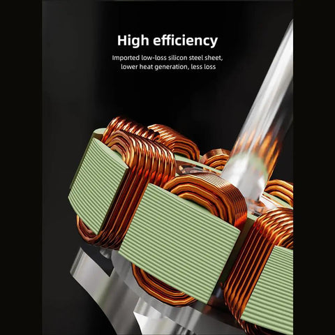Close-up of Specter 1002 21000KV 1S Brushless Motor coils and aluminum body with N52H magnets for FPV racing drones