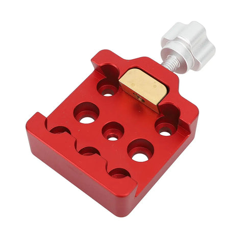 Heavy Duty Telescope Mount With 8-Hole Aluminum Dovetail Plate And Versatile Mounting Bracket visible in red and gold
